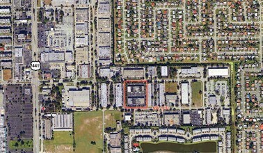 3685-3697 NW 15th St, Lauderhill, FL - aerial  map view