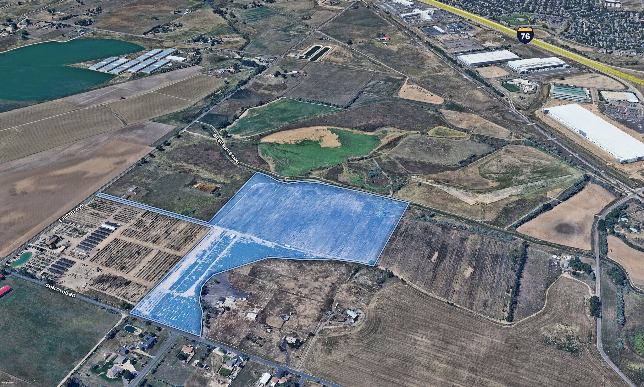 15489 Gun Club Rd, Brighton, CO for lease Aerial- Image 1 of 4