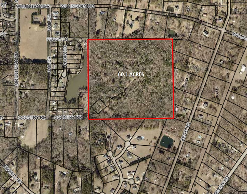 210 Country Rd, Bonaire, GA for sale Aerial- Image 1 of 3