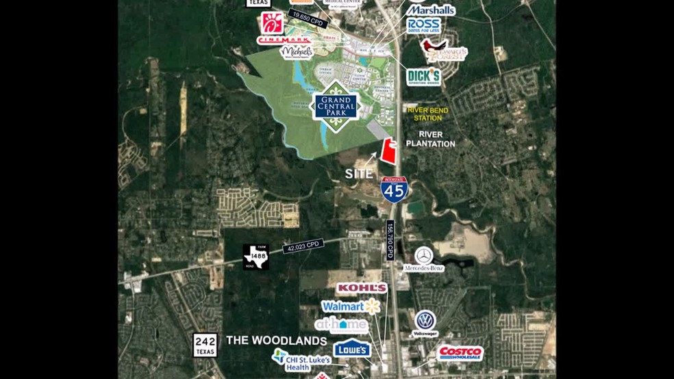 I-45 & River Plantation Dr, Conroe, TX for sale - Commercial Listing Video - Image 1 of 1