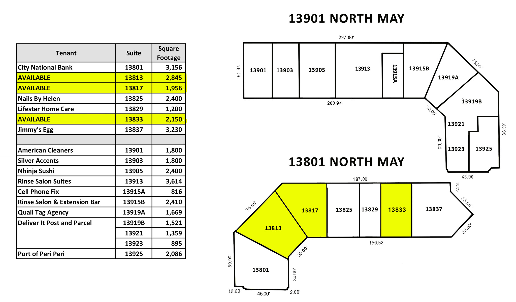 13802-13804 N May Ave, Oklahoma City, OK for lease Site Plan- Image 1 of 1