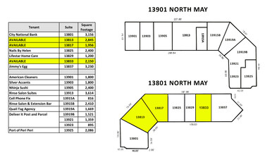 13802-13804 N May Ave, Oklahoma City, OK for lease Site Plan- Image 1 of 1