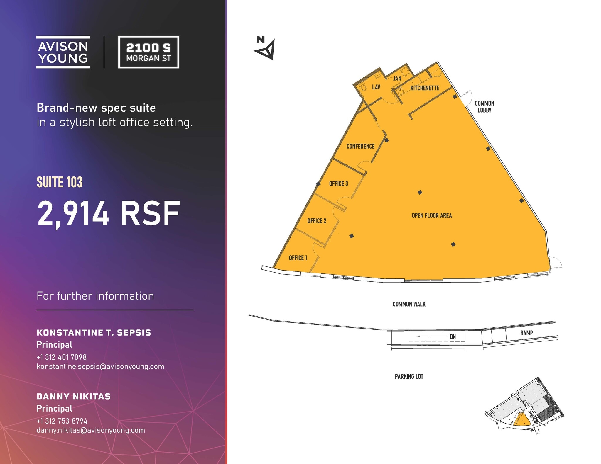 2100 S Morgan St, Chicago, IL for lease Floor Plan- Image 1 of 2