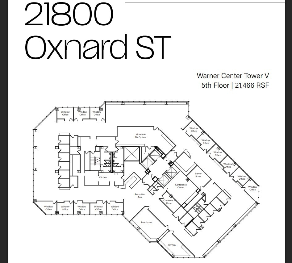 21600 Oxnard St, Woodland Hills, CA for lease Floor Plan- Image 1 of 1