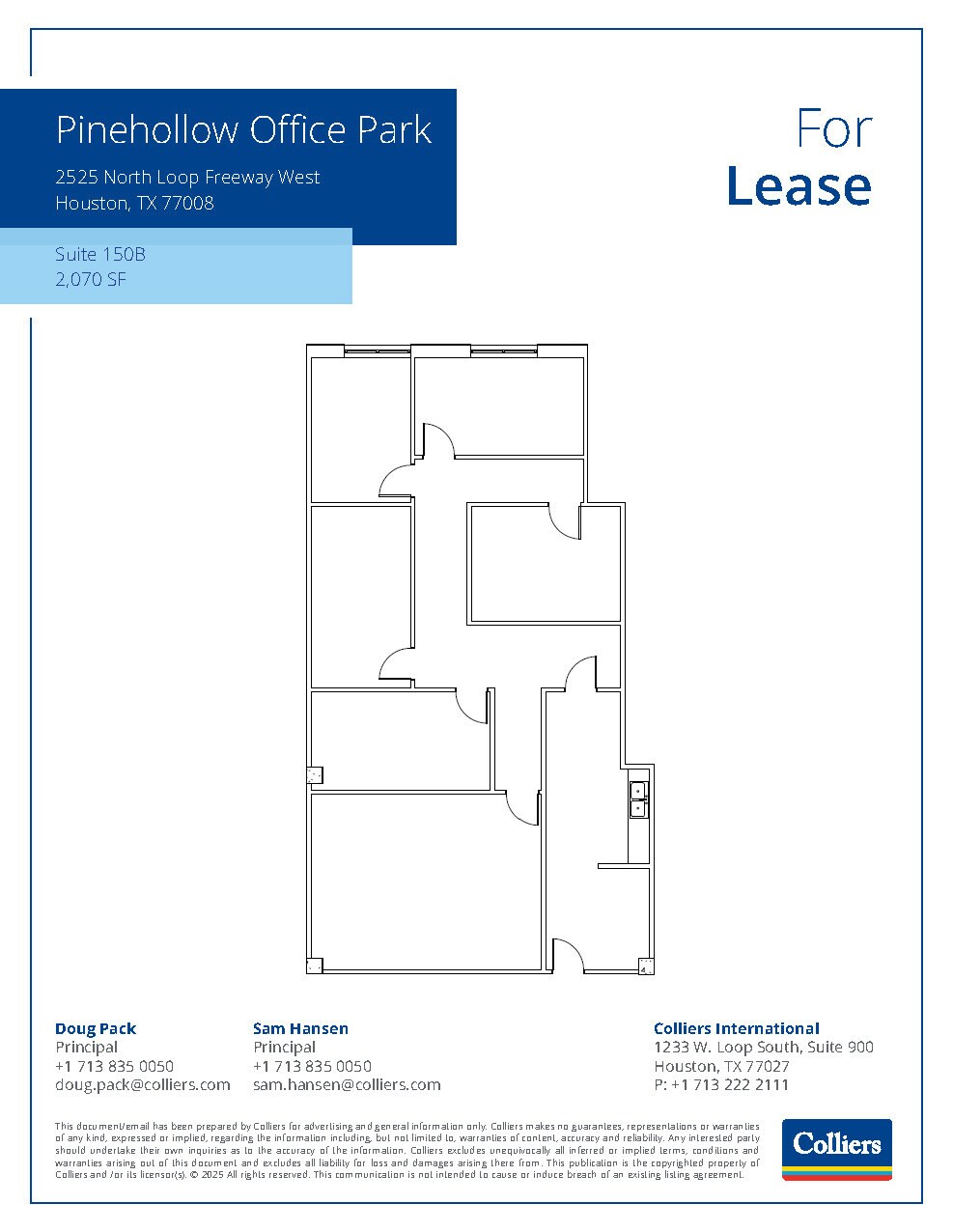2525 N Loop Fwy W, Houston, TX for lease Floor Plan- Image 1 of 1