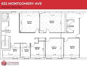 632 Montgomery Ave, Narberth, PA for lease Floor Plan- Image 1 of 1
