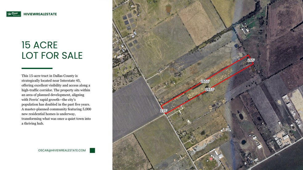 1504 Cook rd, Ferris, TX for sale - Building Photo - Image 2 of 3