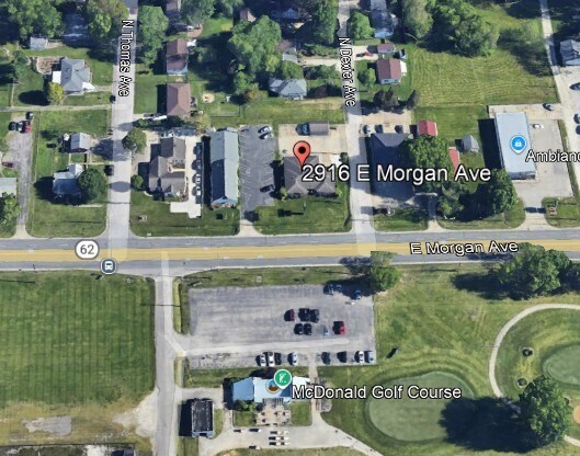 2916 E Morgan Ave, Evansville, IN for lease - Aerial - Image 2 of 2