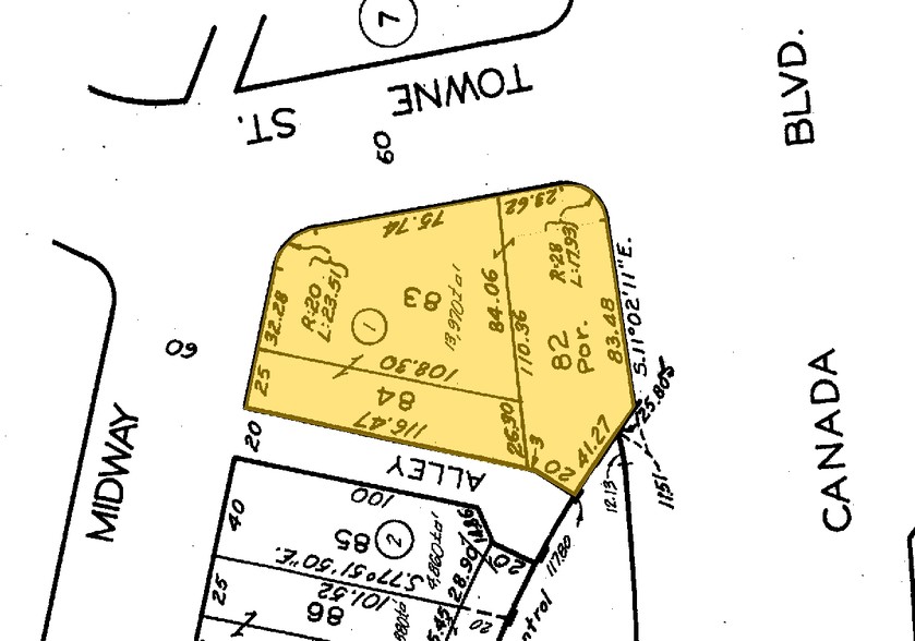 1544 Canada Blvd, Glendale, CA for lease - Plat Map - Image 2 of 6