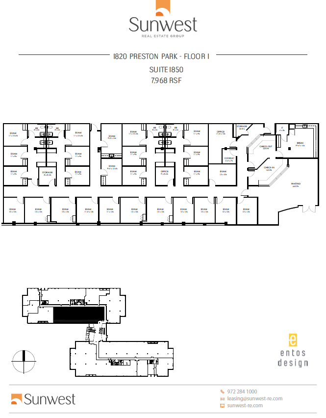 1800 Preston Park Blvd, Plano, TX for lease Floor Plan- Image 1 of 1