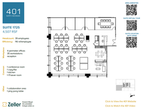 401 N Michigan Ave, Chicago, IL for lease Floor Plan- Image 2 of 2