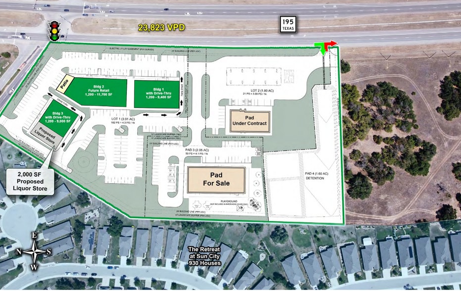 TX-195 & Sun City Blvd, Georgetown, TX for lease - Building Photo - Image 3 of 13