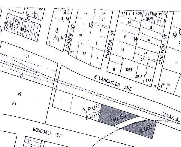 6813 E Rosedale St, Fort Worth, TX for sale - Plat Map - Image 2 of 6