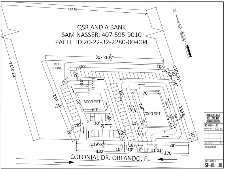 11621 E Colonial Dr, Orlando, FL for sale - Site Plan - Image 2 of 3