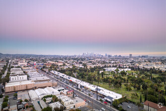 5800-5940 Santa Monica Blvd, Los Angeles, CA - aerial  map view