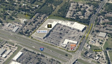 801 William Cannon Dr E, Austin, TX - AERIAL  map view