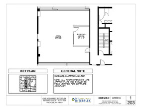 1 Neshaminy Interplex, Trevose, PA for lease Floor Plan- Image 2 of 2