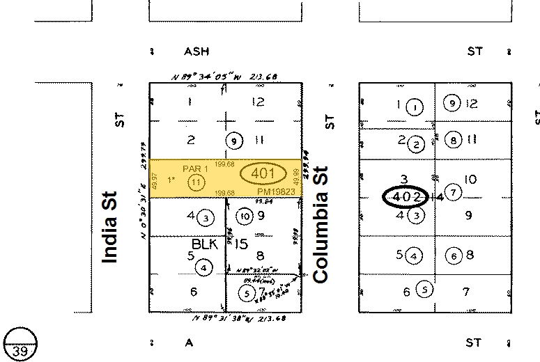 1350 Columbia St, San Diego, CA for lease - Plat Map - Image 2 of 59