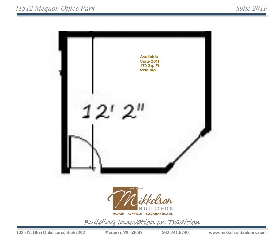 11512 N Port Washington Rd, Mequon, WI for lease Floor Plan- Image 1 of 1