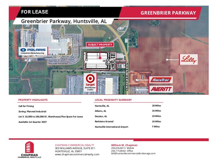 Greenbrier Rd, Madison, AL for lease - Building Photo - Image 1 of 5