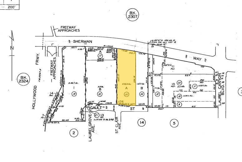 12222-12228 Sherman Way, North Hollywood, CA for lease - Plat Map - Image 3 of 26