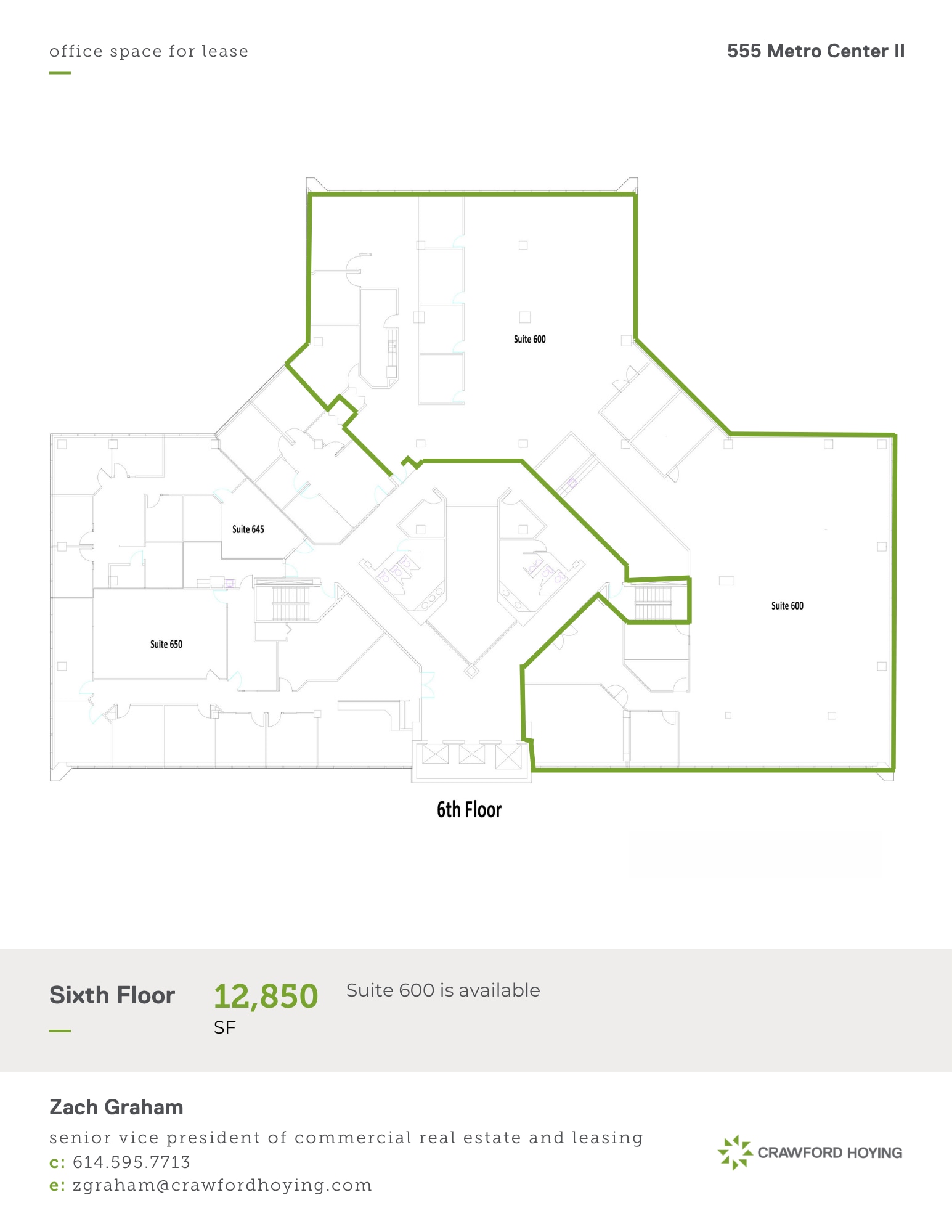 555 Metro Pl N, Dublin, OH for lease Floor Plan- Image 1 of 3