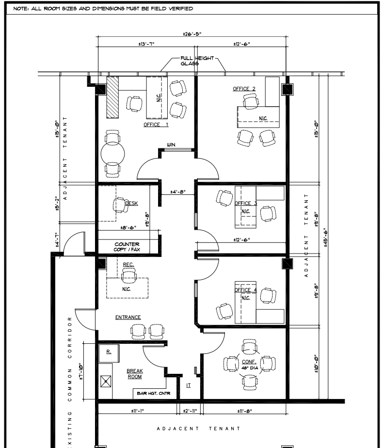 2000 Glades Rd, Boca Raton, FL for lease Floor Plan- Image 1 of 4
