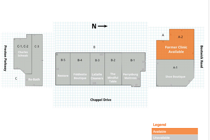 4185 Chappel Dr, Perrysburg, OH for lease - Site Plan - Image 2 of 6