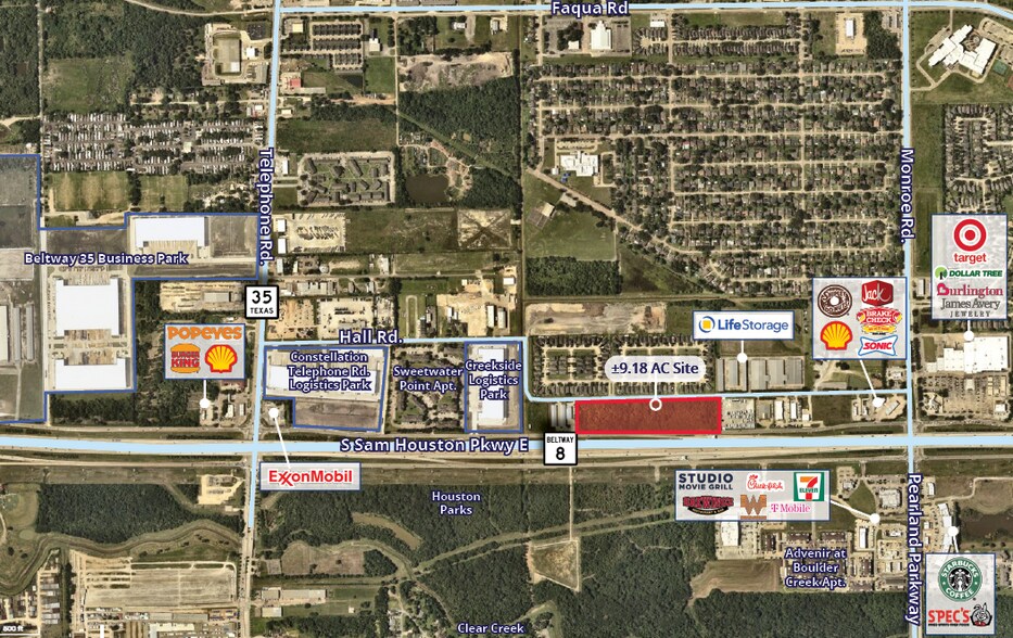 S Sam Houston Pkwy E, Houston, TX for sale - Aerial - Image 1 of 2