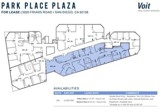 5920 Friars Rd, San Diego, CA for lease Floor Plan- Image 1 of 1