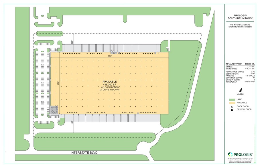 113 Interstate Blvd, Monroe Township, NJ for lease - Site Plan - Image 2 of 2