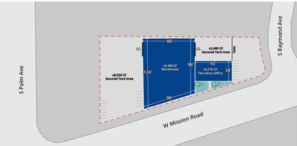 2007 W Mission Rd, Alhambra, CA for lease Floor Plan- Image 2 of 2