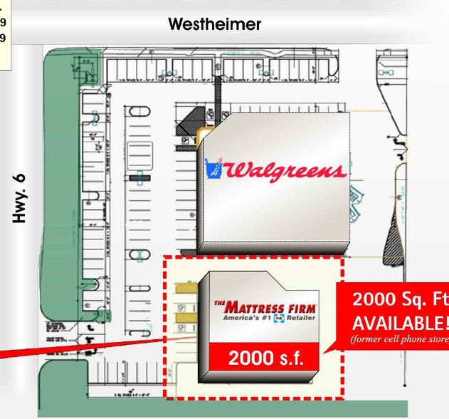 2505 Highway 6 S, Houston, TX for lease - Site Plan - Image 2 of 3