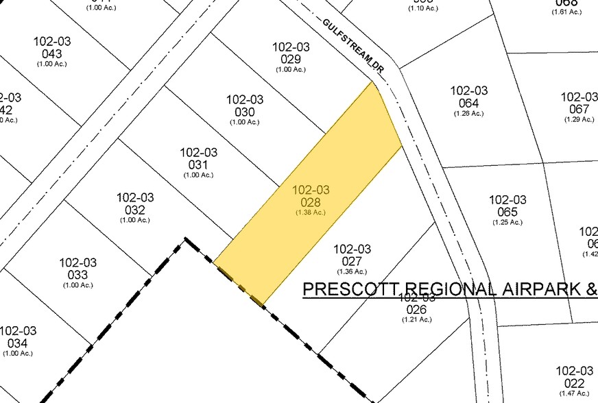 2128 Gulf Stream Dr, Prescott, AZ for sale - Plat Map - Image 2 of 6