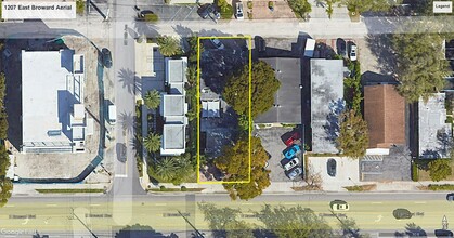 1207 E Broward Blvd, Fort Lauderdale, FL - aerial  map view