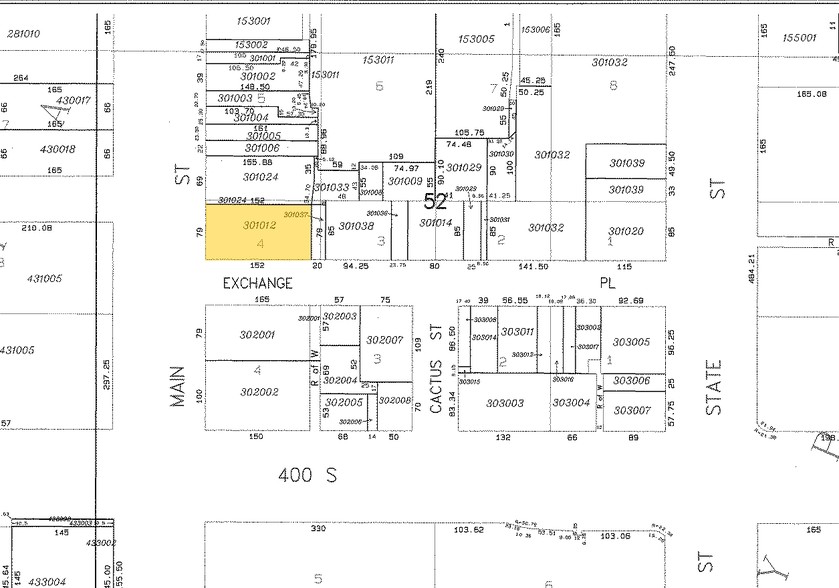 9 Exchange Pl, Salt Lake City, UT for lease - Plat Map - Image 2 of 17