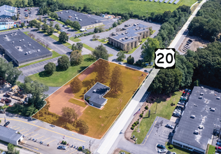 534 Boston Post Rd, Wayland, MA - aerial  map view