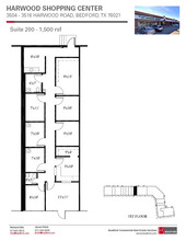 3504-3508 Harwood Rd, Bedford, TX for lease Floor Plan- Image 1 of 1