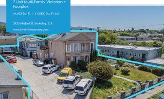Berkeley 7 Unit: Victorian + Fourplex - Fourplex or Quadplex