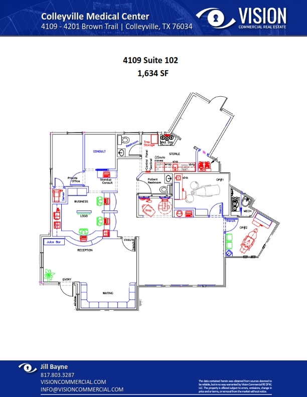 4109-4201 Brown Trl, Colleyville, TX for lease Floor Plan- Image 1 of 1