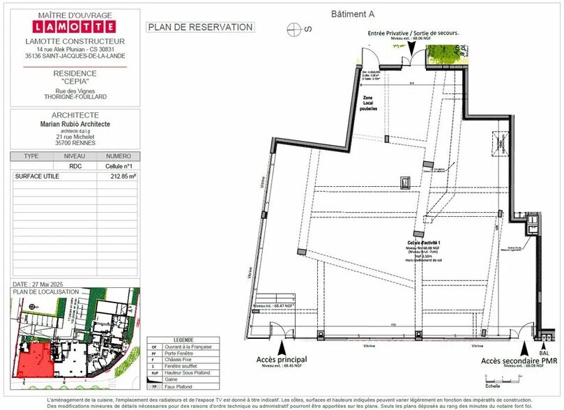 Retail in Thorigné-Fouillard for sale - Floor Plan - Image 2 of 3