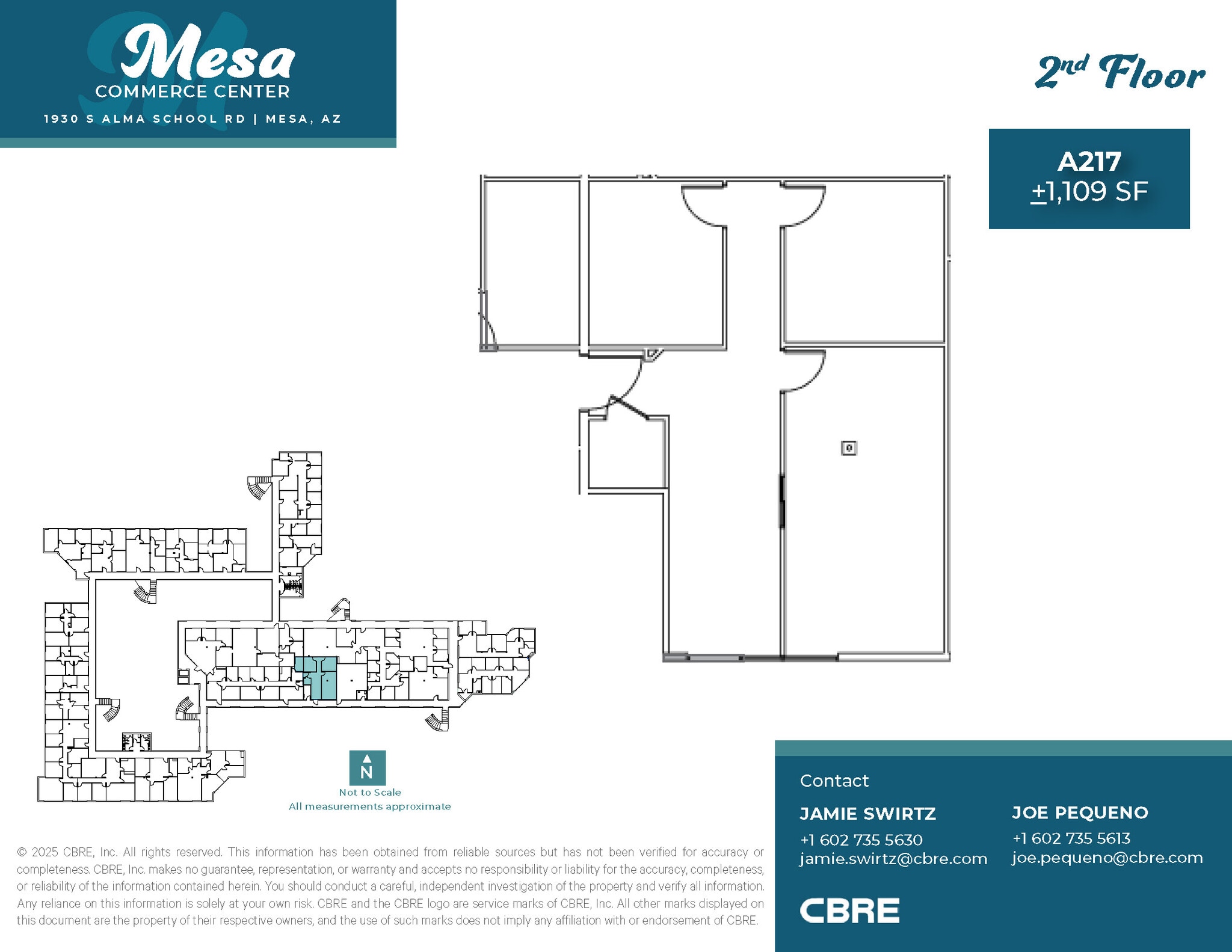 1930 S Alma School Rd, Mesa, AZ for lease Floor Plan- Image 1 of 9