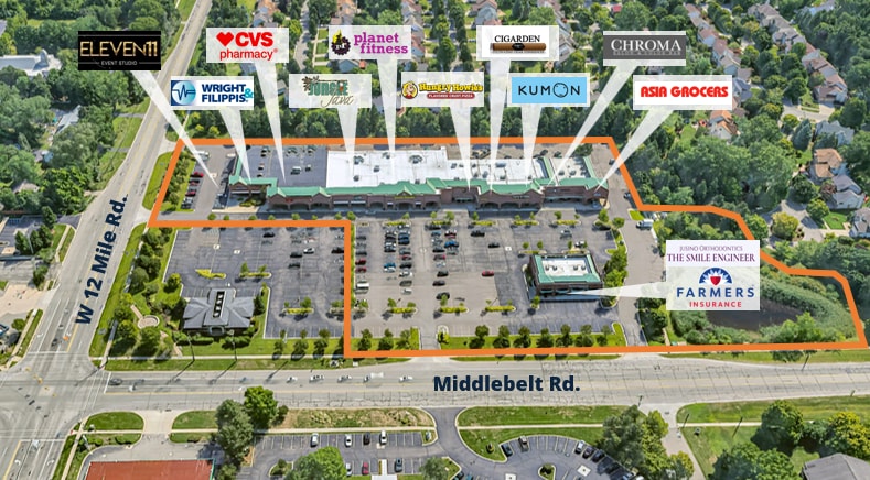 27616-27690 Middlebelt Rd, Farmington Hills, MI for lease - Primary Photo - Image 1 of 28