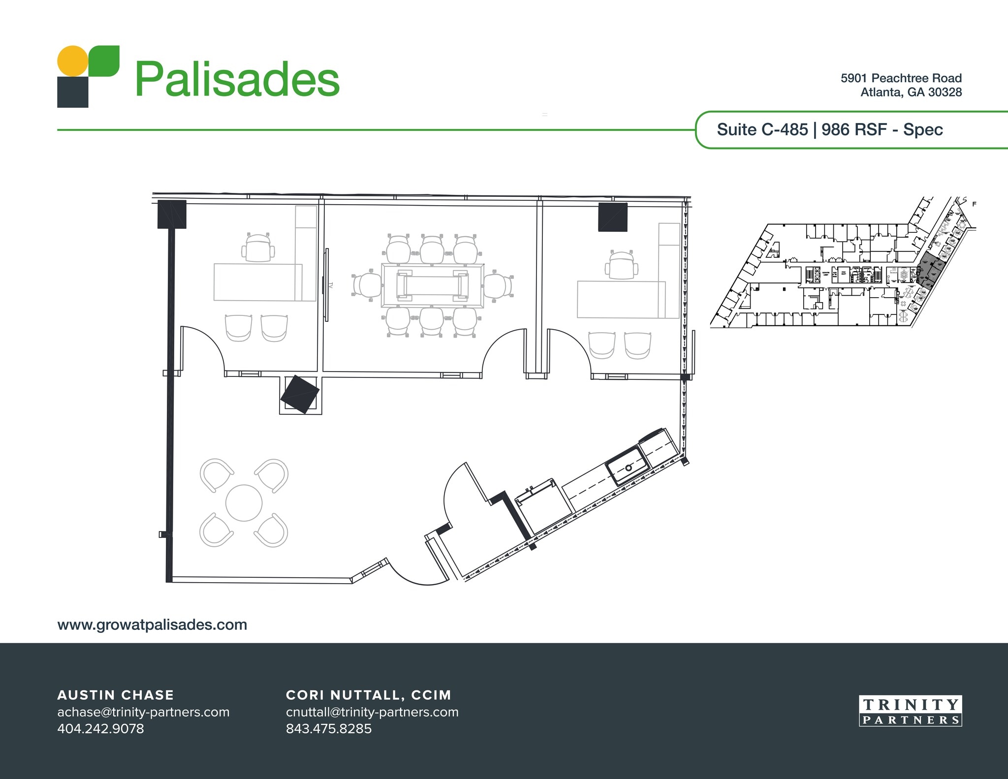 5901 Peachtree Dunwoody Rd NE, Atlanta, GA for lease Site Plan- Image 1 of 2
