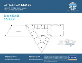 100 W Cypress Creek Rd, Fort Lauderdale, FL for lease Floor Plan- Image 1 of 2