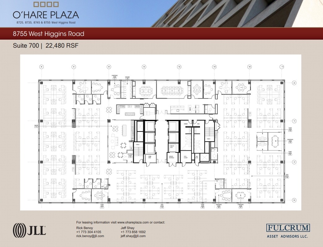 8725 W Higgins Rd, Chicago, IL for lease Floor Plan- Image 1 of 1
