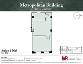 134 N LaSalle St, Chicago, IL for lease Floor Plan- Image 1 of 1
