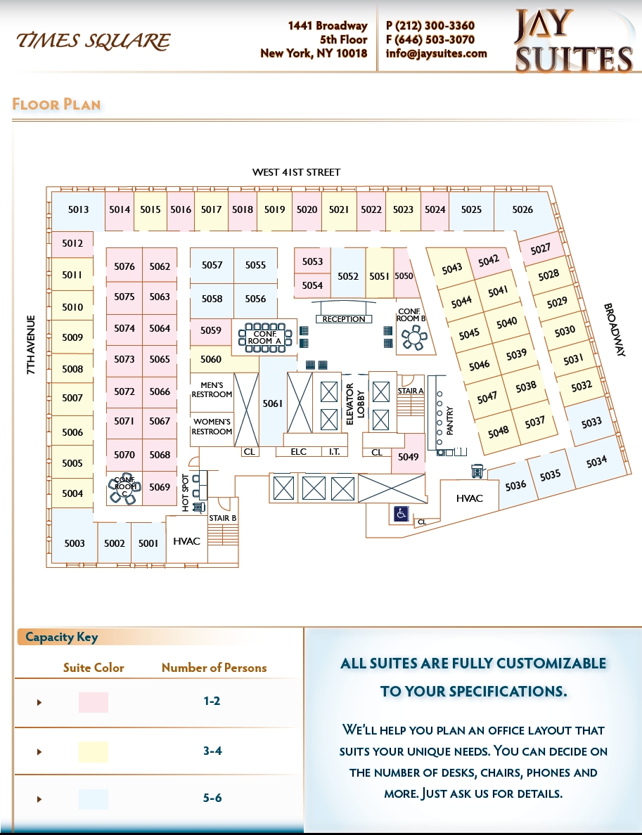 1441 Broadway, New York, NY for lease Floor Plan- Image 1 of 5