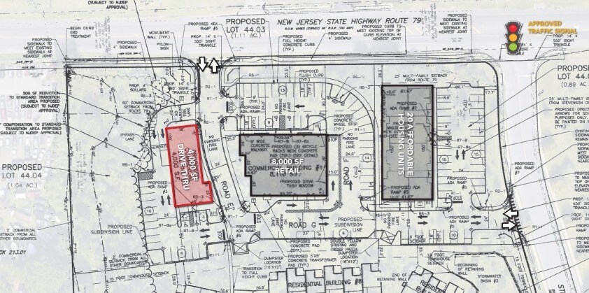 Route 79, Marlboro, NJ for lease - Site Plan - Image 2 of 3