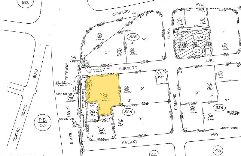 1000 Burnett Ave, Concord, CA for lease - Plat Map - Image 2 of 9